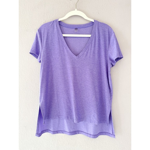 Beyond Yoga Purple V Neck Tee Shirt Size XS - Picture 1 of 4
